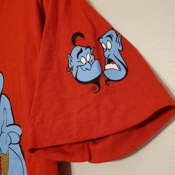 Vintage 90s Aladdin Disney movie graphic t shirt size S - Picture 3 of 4